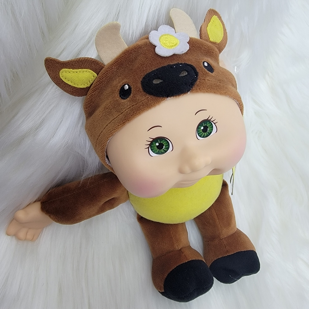 Cabbage Patch Kids Exotic Friends Collectible 182 Briggs Bull 9" Pluhs Baby Doll